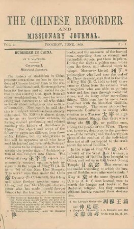 No. 1. June, 1869