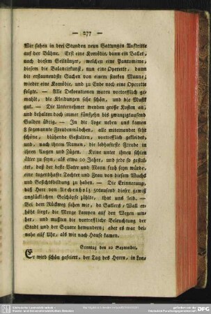 Sonntag den 10 September