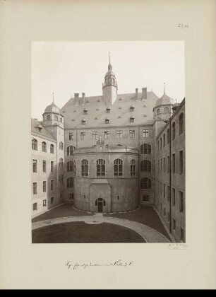Eisenbahndirektion, Halle/Saale: Innenhof