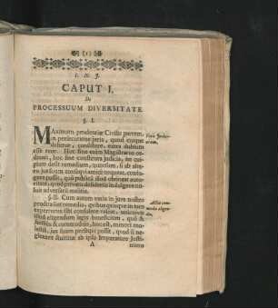 Cap. I. De Processum Diversitate.