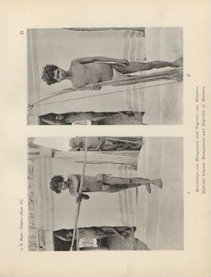 21. Mischlinge von Mangianen und Negritos von Mindoro = Hybrids between Manguianes and Negritos of Mindoro