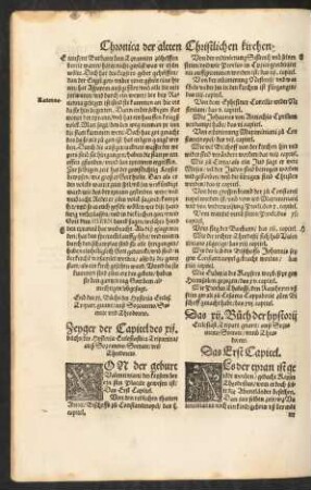 Zeyger der Capitel des xii. buchs ...