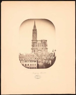 Münster, Straßburg: Ansicht der Westfassade