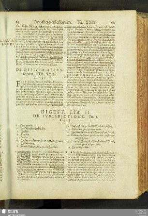 Digest. lib. II. de iurisdictione