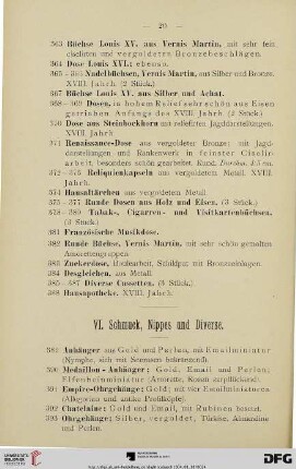 Schmuck, Nippes und Diverse (Nr. 389-434)