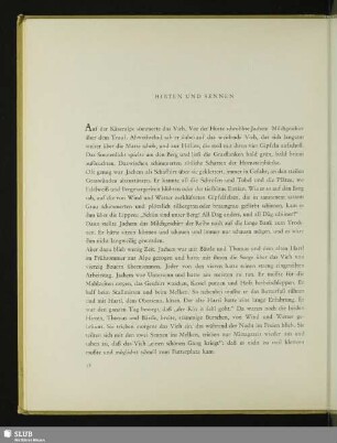 Hirten Und Sennen