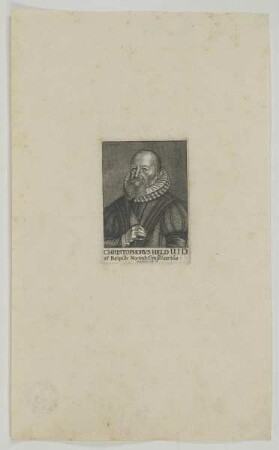 Bildnis des Christophorvs Held