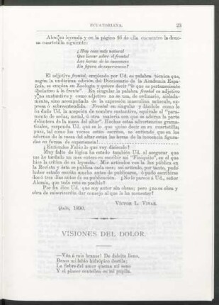Visiones del dolor