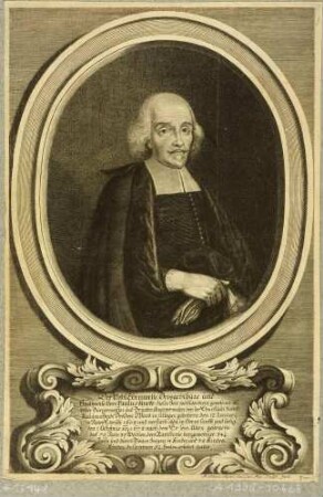 Bildnis des Dresdner Brückenamtsverwalters und Bürgermeisters Paul Zincke, Dreiviertelfigur nach rechts
