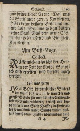 Am Buß-Tage.