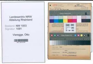 Entnazifizierung Otto Vieregge , geb. 22.03.1900 (Buchhalter)