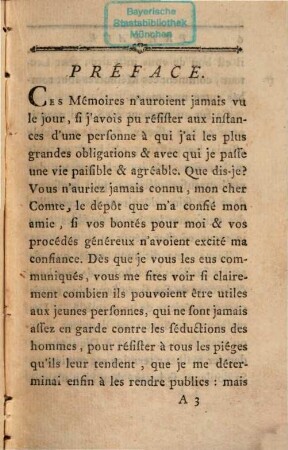 Mémoires de Suzon, Soeur de D. ... B. ... portier des Chartreux