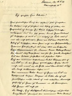 Brief von Havemann