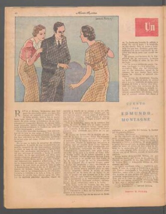Un novio a los cuarenta : Cuento por Edmundo Montagne