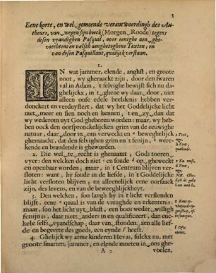 ... Apologia Teghens Baltazar Tylcken, De eerste Apologia ... : Eene Verantwoordingh des Autheurs, van-weghen sijn Boeck Aurora