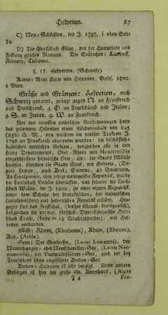 17. Helvetien, (Schweiz)