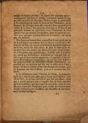 Lettre De Monsieur De Barstentein [!], Ministre De La Reine De Hongrie, A M. Le B*** Au Sujet D'Un Ecrit Intitulé Conseil D'Ami, &c. : [A Vienne ... 1744.]