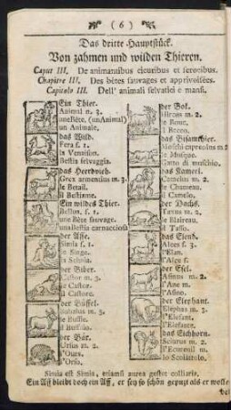 Von zahmen und wilden Thieren