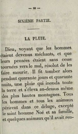 Sixième partie