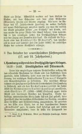 II. Das Zeitalter der unumschränkten Fürstengewalt. (17. und 18. Jahrhundert)