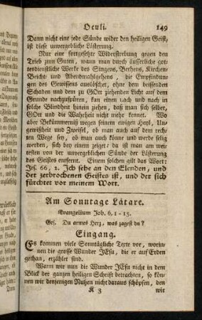 149-158, Am Sonntage Lätare.