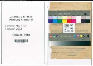 Entnazifizierung Peter Hasslach , geb. 10.07.1907 (Polizist)