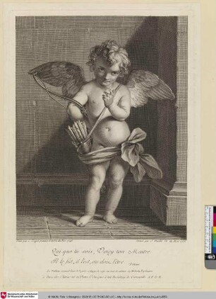 Qui que tu sois, Voicy ton Maitre ... [Amor; L'Amour menaçant]