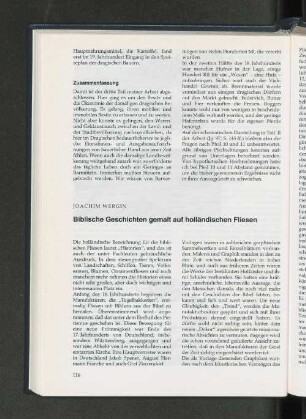 Biblische Geschichten gemalt auf holländischen Fliesen