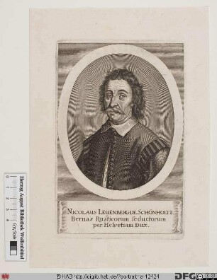 Bildnis Niklaus Leuenberger (von Schönholz)