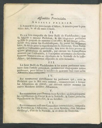 Assemblées Provinciales