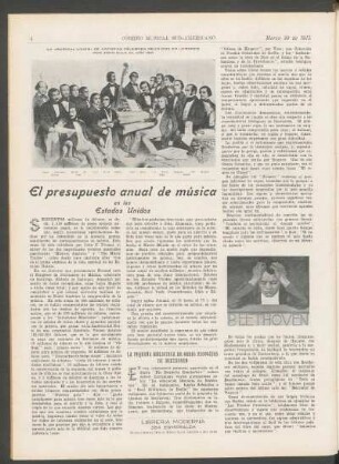 El presupuesto anual de música en los Estados Unidos