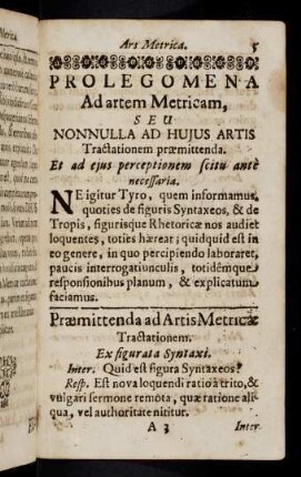 5, Et ad ejus perceptionem scitu ante necessaria