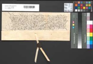 Quittung Wilhelms von Nesselrode-Ehreshoven über Rückgabe des Pfandschillings betreffend Nürburg.
