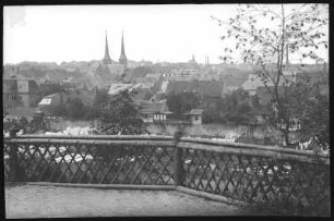 Grimma. Blick vom Stadtwald