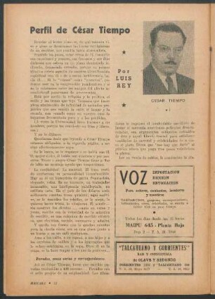 Perfil de César Tiempo