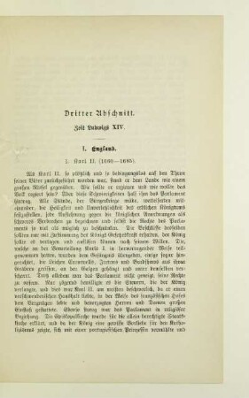 Dritter Abschnitt. Zeit Ludwigs XIV.