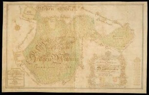 Oggelshausen "Mappa Geometrica über die Waldung, welche zu der Fabric oder des Heiligen Santi Laurenti in Oggelshausen als ein Eigentum zugehöret".