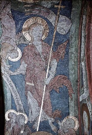 Christi Himmelfahrt (westliche Bogenlaibung)