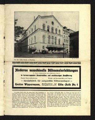 Das alte Thalia-Theater in Hamburg