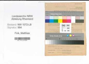 Entnazifizierung Matthias Fink , geb. 07.09.1891 ()