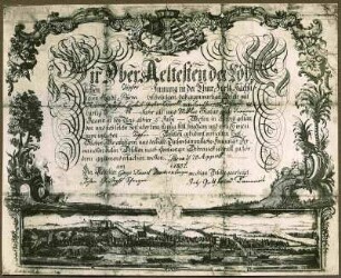 Geleitbrief des Töpfers Joh. Nicol. Christian Lauwald (Lavall ?- Lawaldt ?), 1802 aus Kirchheimbolanden