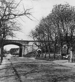 Eisenbahnbrücke; Darmstadt, Pfungstädter Straße, Eisenbahn