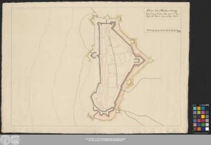 Plan von Wittenberg Nebst denen Neuen Werckern So der Major Le Febvre alda anlegen lassen