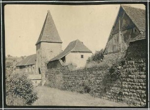 Erster Weltkrieg - "Aus den Stellungskriegen in den Vogesen". Bœrsch (deutsch: Börsch), Département Bas-Rhin