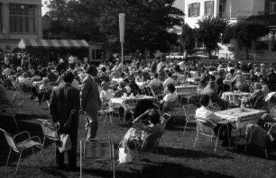 Travemünde: Cafégarten vor dem Casino
