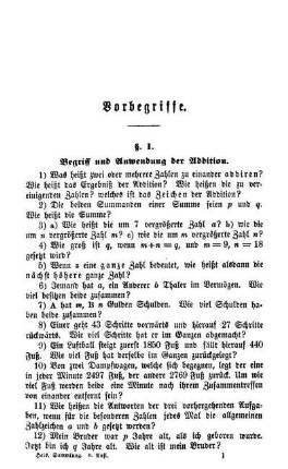 Vorbegriffe.