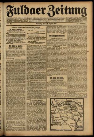 Ausgabe vom Dienstag, den 18. April 1916.