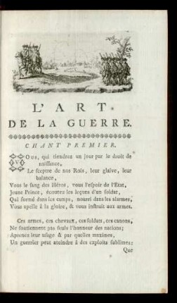 Chant Premier.