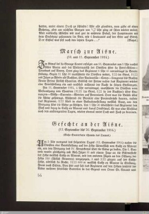 Marsch zur Aisne