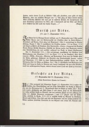 Marsch zur Aisne